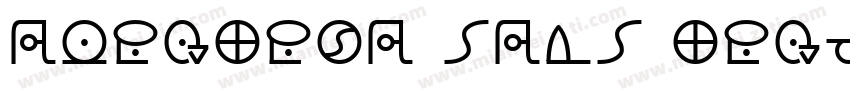Alegreya Sans Regula字体转换